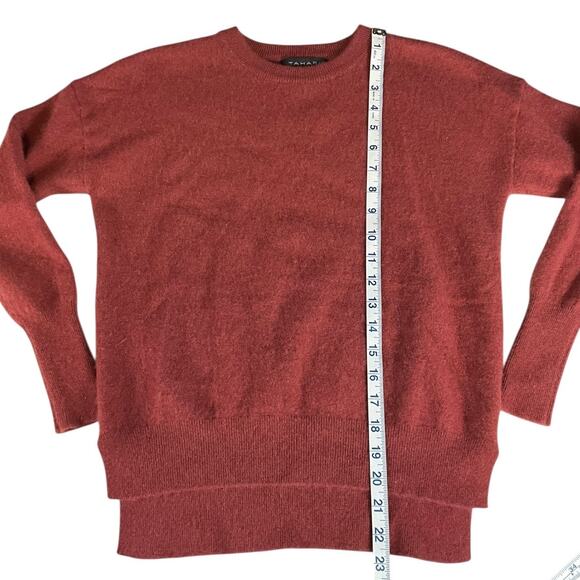 Tahari 100% Cashmere Sweater Women’s Small Soft Crewneck Rose Pink 2-Ply Luxury - Picture 6 of 10